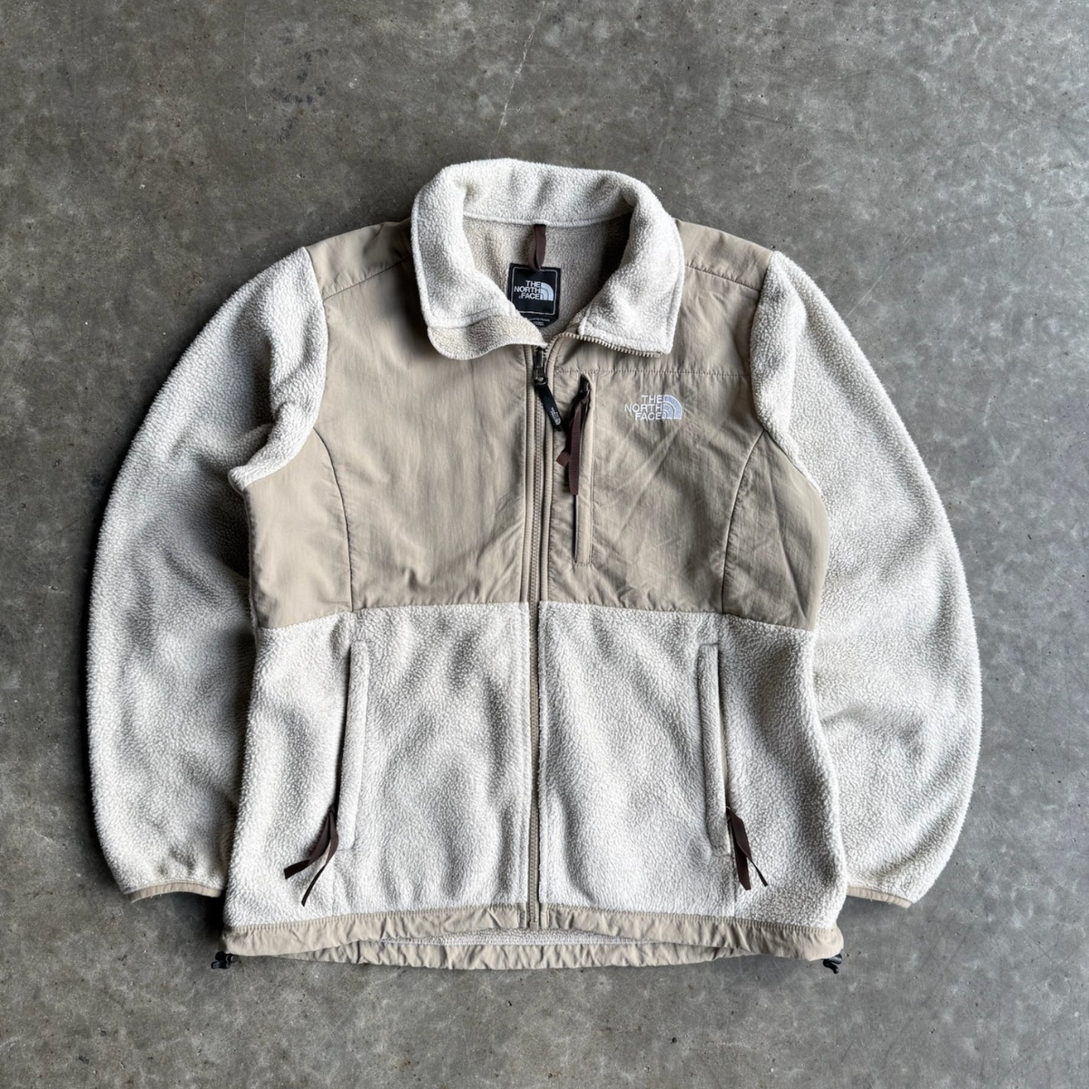 Polaire The North Face Blanche Beige - Taille M