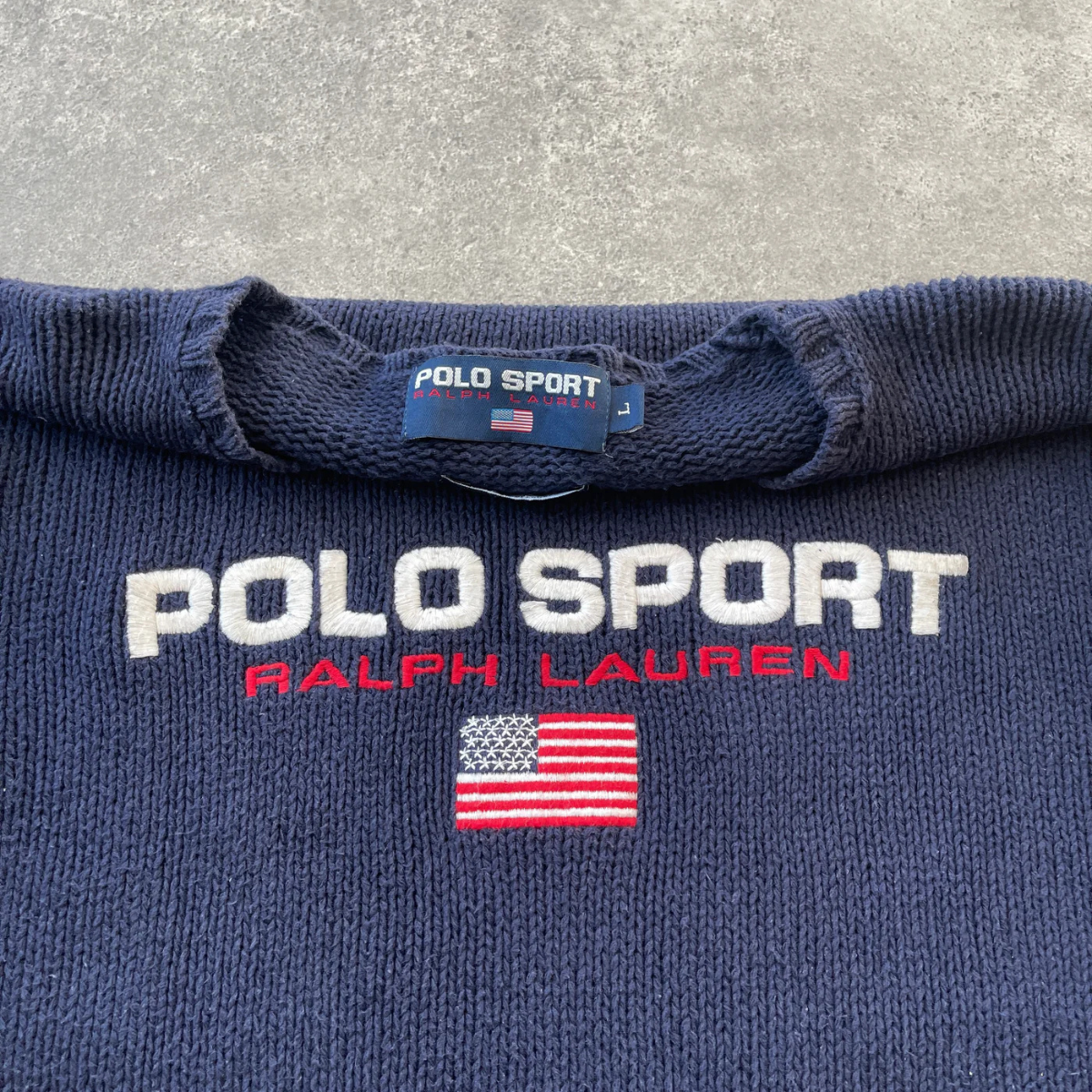 Pull Polo Sport Ralph Lauren Marine - Taille L