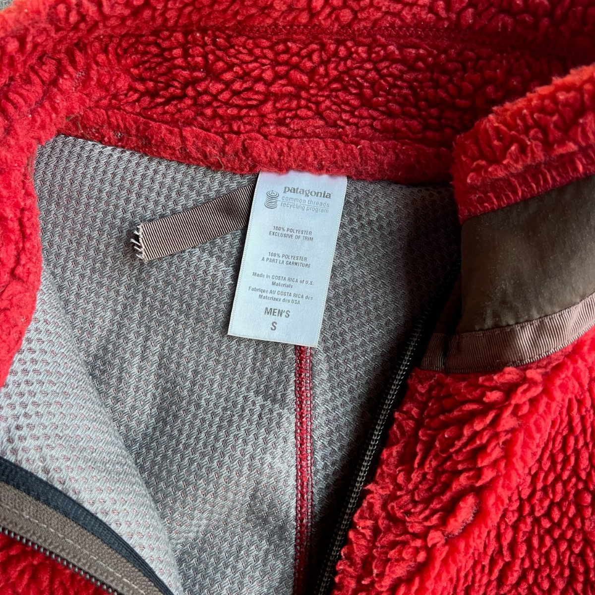 Polaire Patagonia Rouge - Taille S